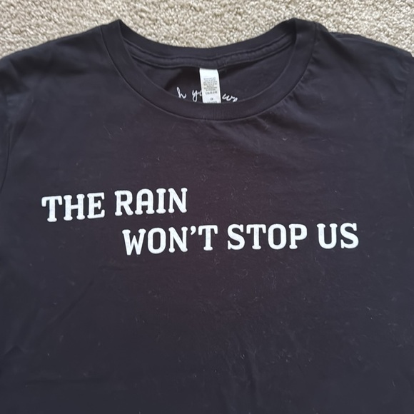 Wish You Were Northwest The Rain Won't Stop Us T-Shirt Black Small - Picture 2 of 5